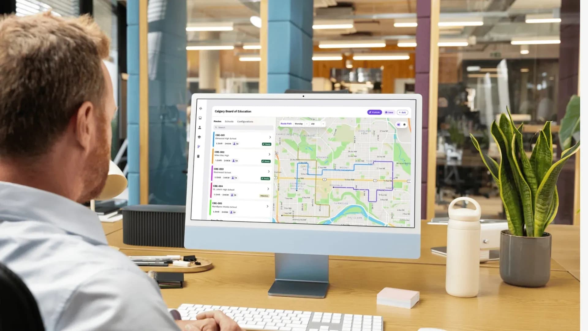 Smart School Bus Routing System for Efficient and Real-Time Tracking
